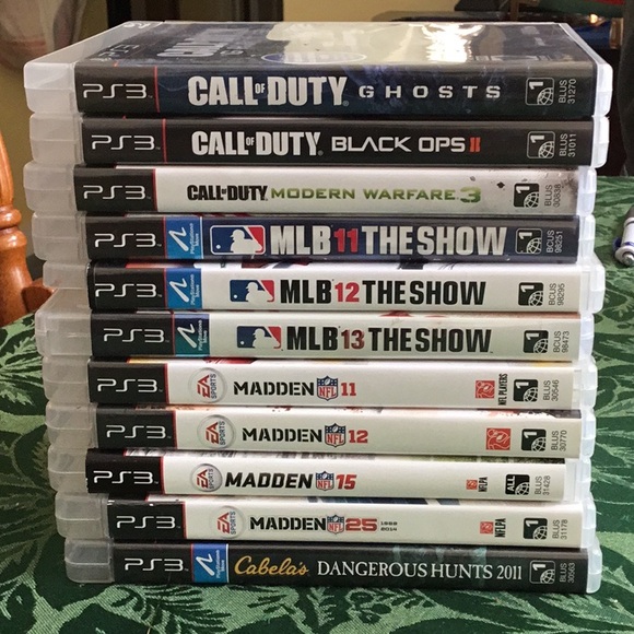 Sony 3 of Game Collection of 11 games in original case all for $55 or $8 each - Picture 2 of 5